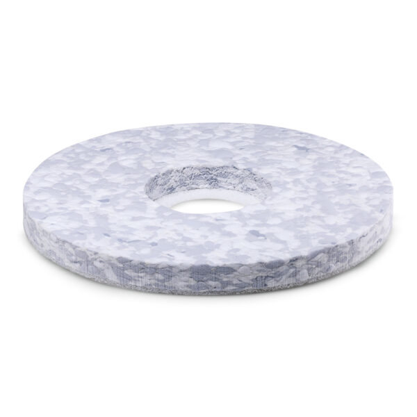 Filc od melamina Orbital, siva / bela, 430 mm, 2 Kom